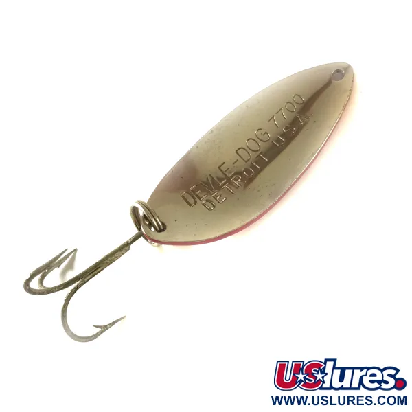 Eppinger Dardevle Devle Dog 7700 Skeddrag, Röd/Vit, 14g, #3608