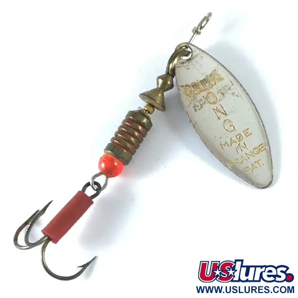 Mepps Aglia Long 2 Spinnare, Nickel / Blå, 7.4g, Pilblad, #3653