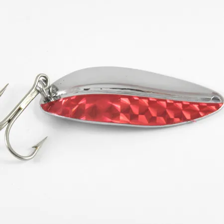 TODDCO Main liner Skeddrag, Nickel / Röd, 12,5g, Vintage, #3671