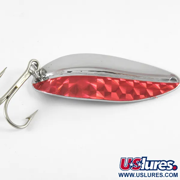 TODDCO Main liner Skeddrag, Nickel / Röd, 12,5g, Vintage, #3671