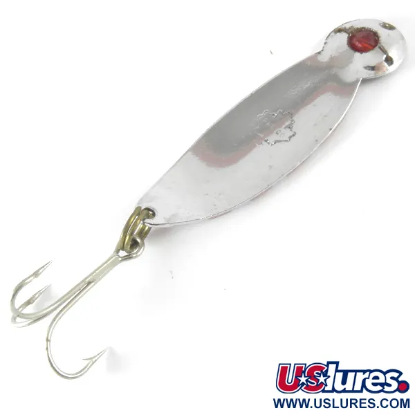 Errico One eye Skeddrag, Nickel / Röd, 14g, Glaspärla, #3683