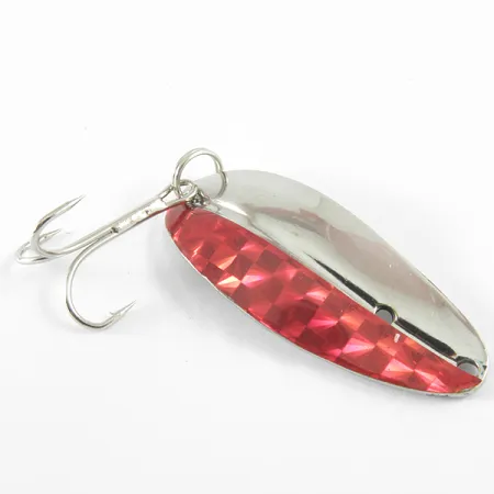 TODDCO Main liner Skeddrag, Nickel / Röd, 11g, Split-Finish, #3684