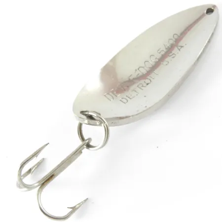 Dardevle Devle Dog 5400 Skeddrag, Nickel, 18g, Detroit-stämpel, #3710