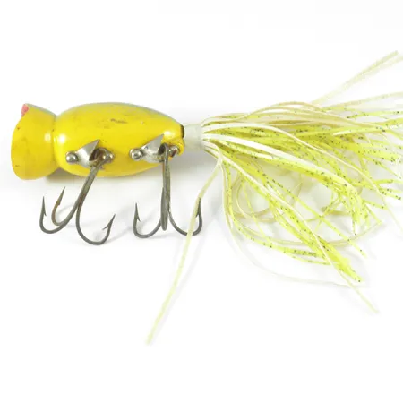 Fred Arbogast Hula Popper, Tiger, 14g, Gummikjol, #3721