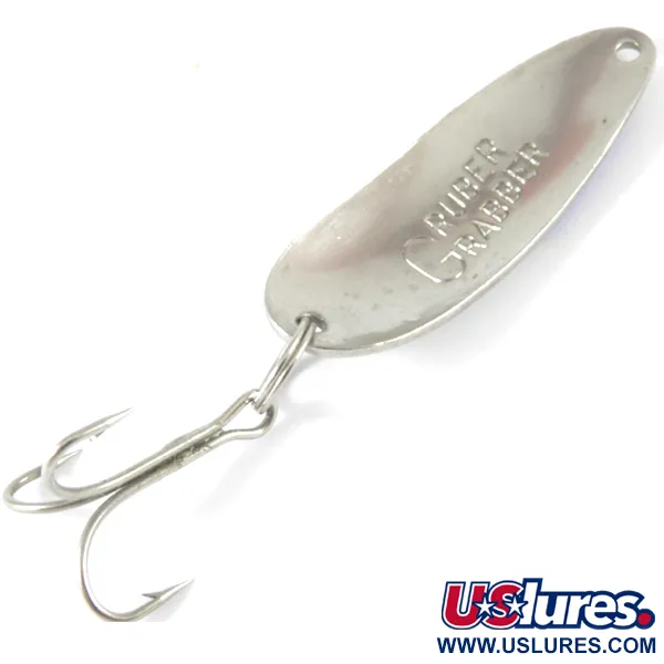 Weaver Lure Ruber Grabber Skeddrag, Nickel/Blå, 7g, Holo-strip, #3729