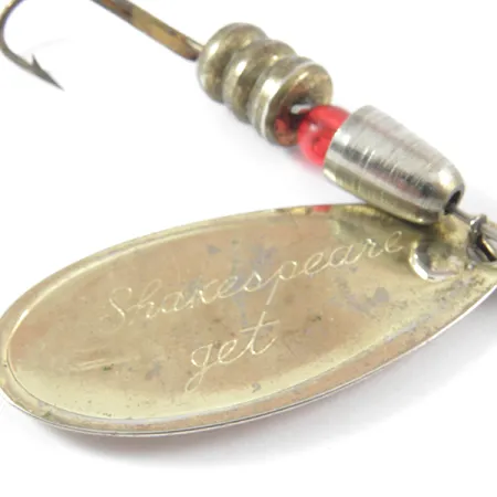 Shakespeare Jet Spinner, Guld / Röd, 12g, Holografiskt Blad, #3745