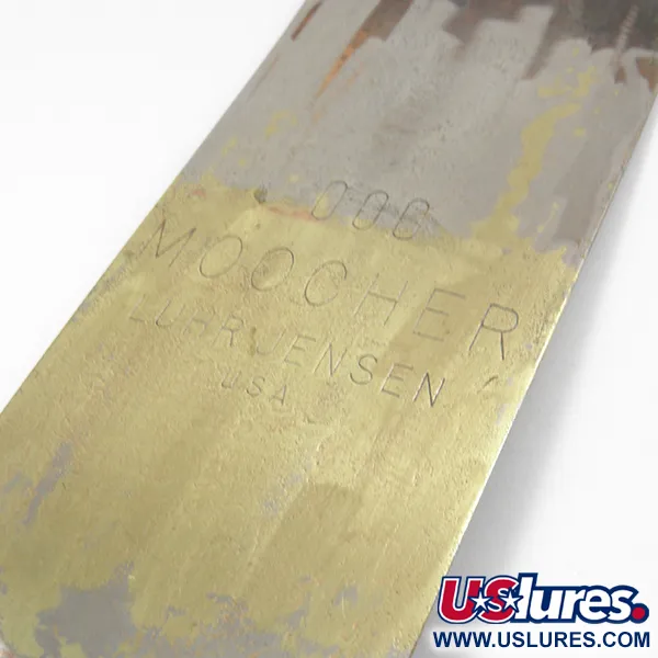 Luhr Jensen Moocher Flasher, Nickel / Mässing, 21g, Trolling, #3748