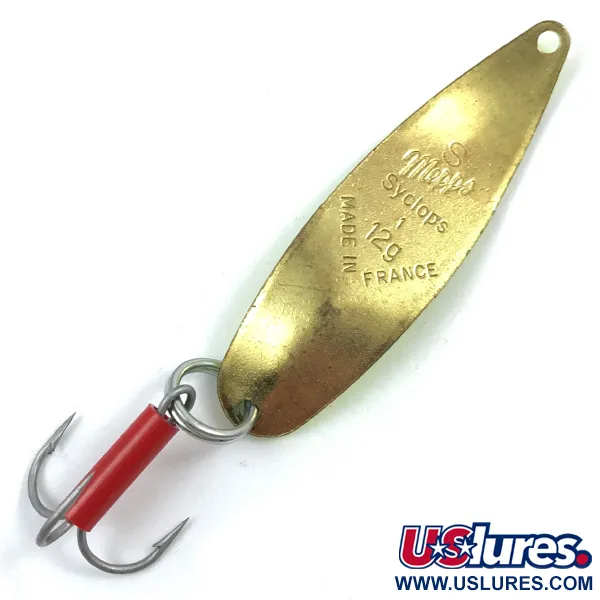 Mepps Syclops 1 Skeddrag, Chartreuse / Guld, 12g, S-Form, #3761