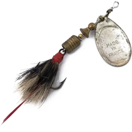 Mepps Aglia 2 dressed (squirrel tail) Spinnare, Silver, 4.7g, #3763