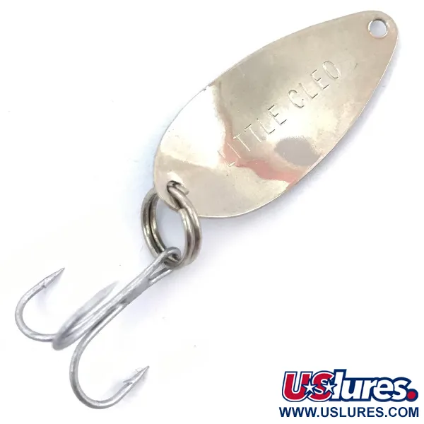 Acme Little Cleo Trollingsked, Nickel / Grön, 1.8g, Split-Finish, #3770