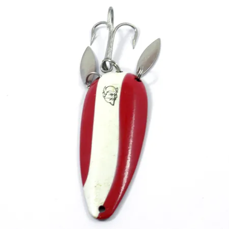 Dardevle Dardevlet Klicker Skeddrag, Röd/Vit/Mässing, 21g, #3778