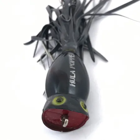 Fred Arbogast Hula Popper Popper, Svart / Röd, 8g, #3788