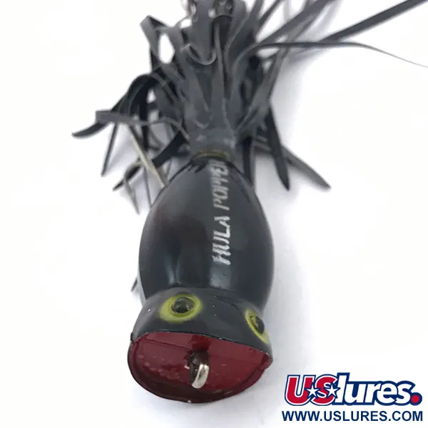 Fred Arbogast Hula Popper Popper, Svart / Röd, 8g, #3788