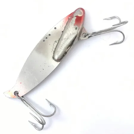 Heddon Sonar 435 Bladebait, Nickel / Röd, 35g, 3 Fästhål, #3794