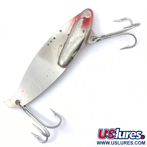 Heddon Sonar 435 Bladebait, Nickel / Röd, 35g, 3 Fästhål, #3794