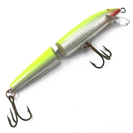 Rapala Jointed J-11 Ledad Vobbler, Gul, 9g, Balsaträ, #3799