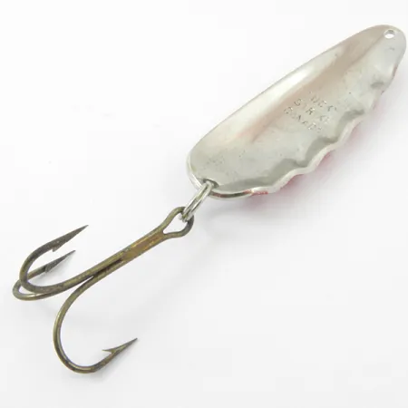 Lucky Strike Nickel Half Wave Skeddrag, Nickel/Röd/Vit, 15.5g, #3806