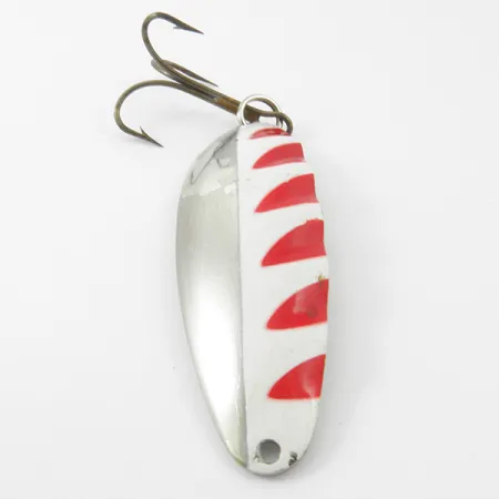 Lucky Strike Nickel Half Wave Skeddrag, Nickel/Röd/Vit, 15.5g, #3806