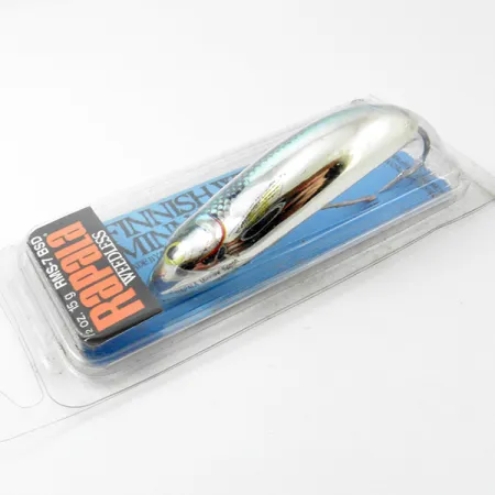 Rapala Weedless Minnow Spoon Vassdrag, Blå/Silver, 15g, #3818