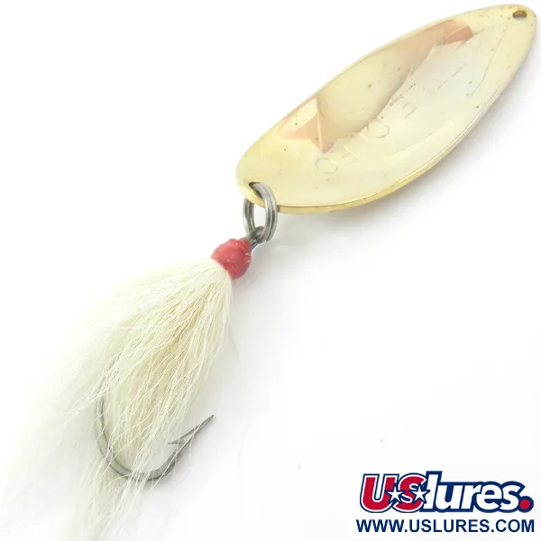 Acme Little Cleo Skeddrag, Guld, 35g, Fjäderstjärt, #3819