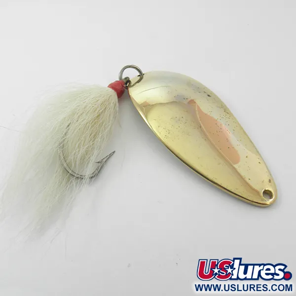 Acme Little Cleo Skeddrag, Guld, 35g, Fjäderstjärt, #3819