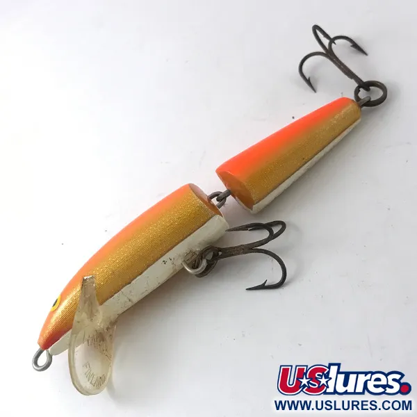 RAPALA Rapala Jointed J-9 Ledad, Orange, 6g, Balsa, #3837