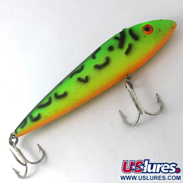 Cotton Cordell Ratt'l Spot Minnow Bete, Grön/Gul, 19g, Rassel, #3843