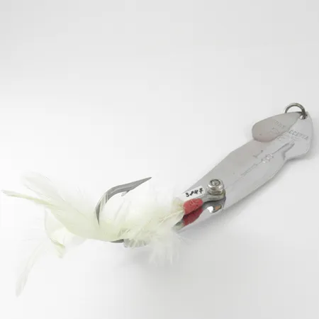 Tony Accetta Pet Spoon 18 Skeddrag, Nickel, 38g, Fjäderkrok, #3847