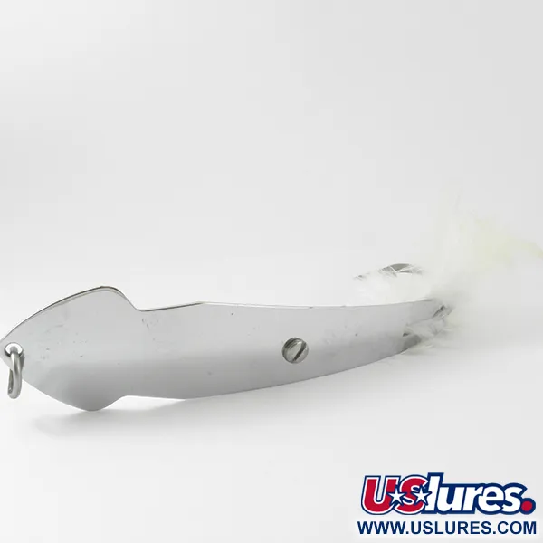 Tony Accetta Pet Spoon 18 Skeddrag, Nickel, 38g, Fjäderkrok, #3847