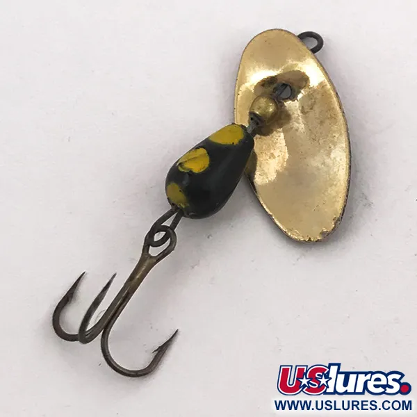 Panther Martin 2 Spinnare, Guld / Svart / Grön, 2g, Genomgående Axel, #3879