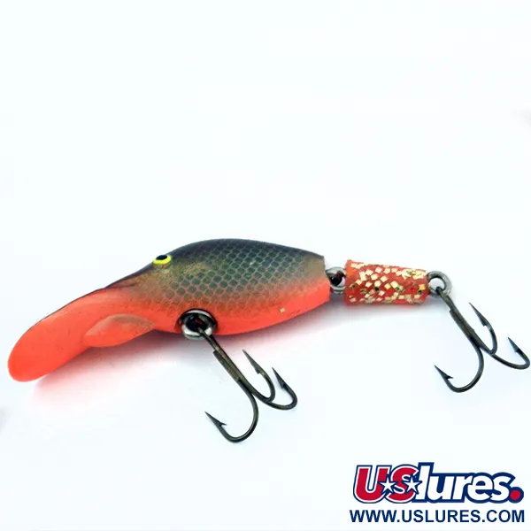 Eppinger Sparkle Tail Wobbler, Svart-Orange UV, 6,5g, Glitter, #3898