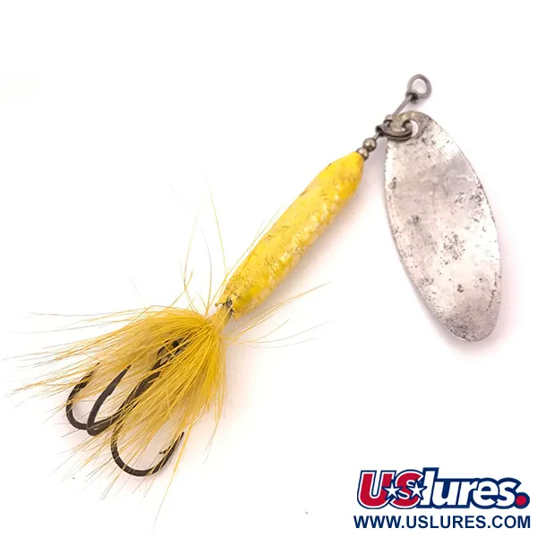 Worden’s Original Rooster Tail 5 Spinnare, Silver/Gul, 12g, #3908