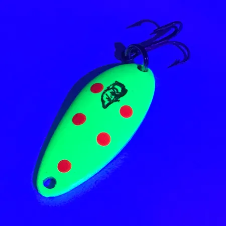 Dardevle Devle Dog 5200 Skeddrag, Gul Fluo, 7g, UV-aktiv, #3919