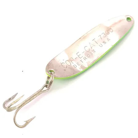 Dardevle Cop-E-Cat 7300 UV Skeddrag, Chartreuse/Nickel, 10g, UV, #3920