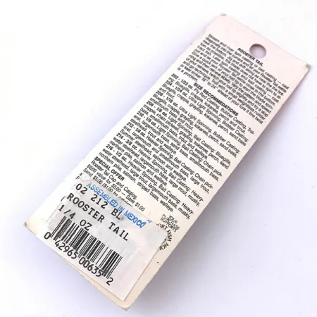 Yakima Bait Worden’s Original Rooster Tail Spinnare, Silver, 7g, #3933