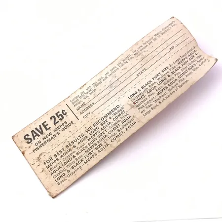 Mepps Kriss 3 Spinnare, Guld, 7g, Vintage, #3936