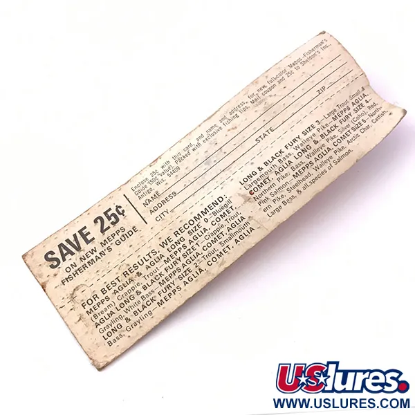 Mepps Kriss 3 Spinnare, Guld, 7g, Vintage, #3936