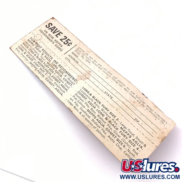 Mepps Kriss 2 Spinnare, Guld / Röd, 5g, Vintage, #3937