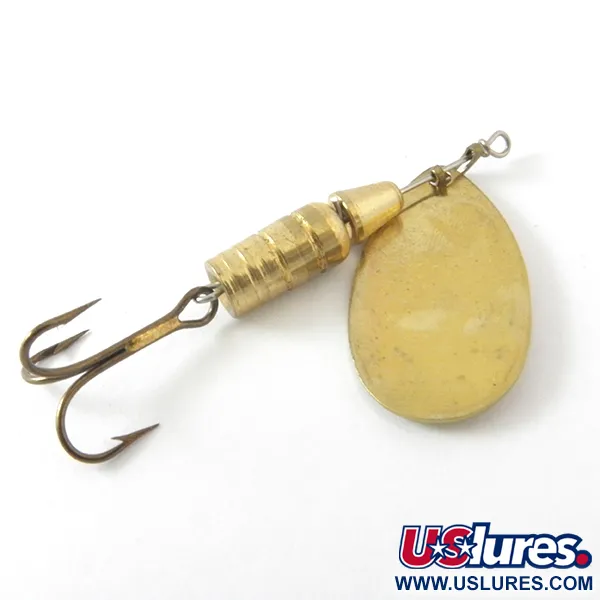 Mepps Aglia 3 Spinnare, Guld, 7g, Vintage 1950-tal, #3943