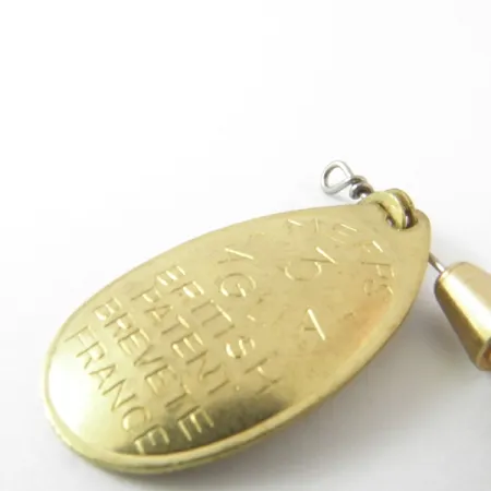 Mepps Aglia 3 Spinnare, Guld, 7g, Vintage 1950-tal, #3943