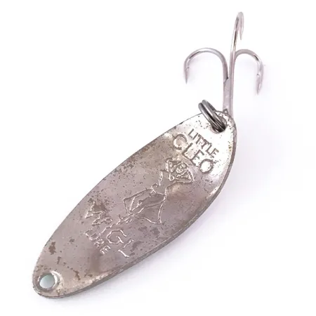 Little Cleo (Hula Girl) Skeddrag, Pearl White/Nickel, 10g, Vintage, #3972