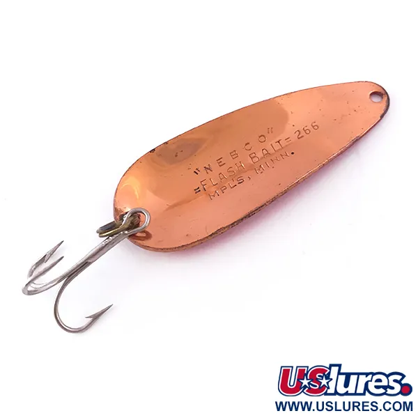 Nebco FlashBait 266 Skeddrag, Koppar/Röd UV, 10g, Hamrad, #3998