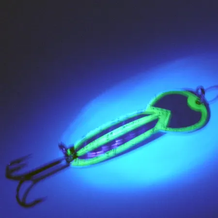 Glen Evans Loco 3 UV Skeddrag, Nickel/Gul/Holo, 17g, UV-aktiv, #4000