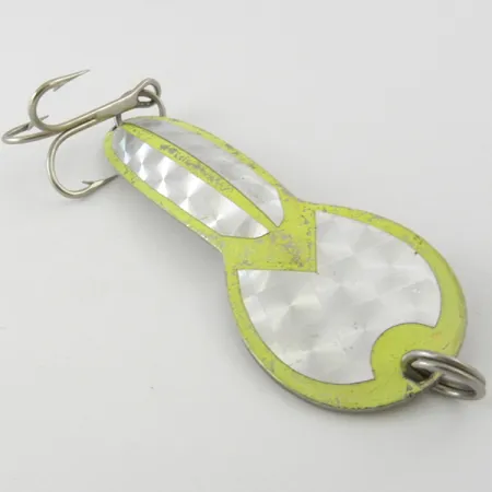 Glen Evans Loco 3 UV Skeddrag, Nickel/Gul/Holo, 17g, UV-aktiv, #4000