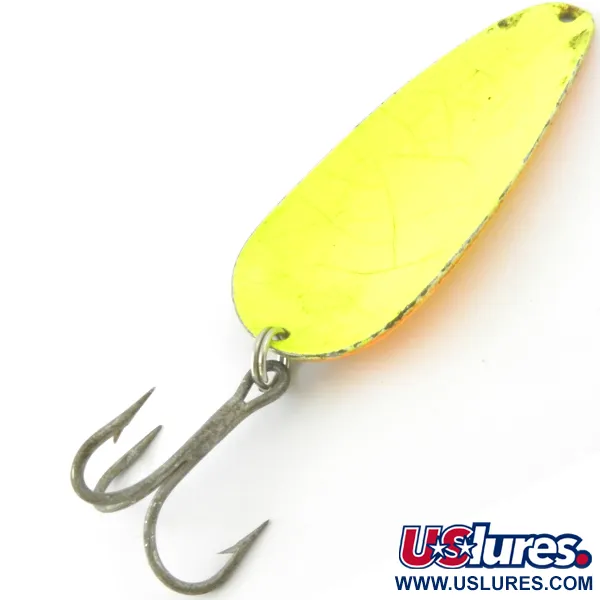 Boss Lures Boss Spoon Skeddrag, Fire Tiger, 19g, UV-reaktiv, #4006