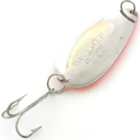 Dardevle Dardevlet Skeddrag, Orangeröd/Nickel, 21g, UV, #4010