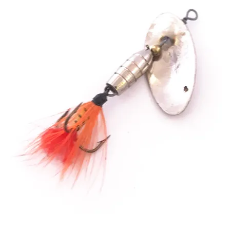 Panther Martin Zavorra con Mosca 4 Spinnare, Silver, 3g, Fjäder, #4025