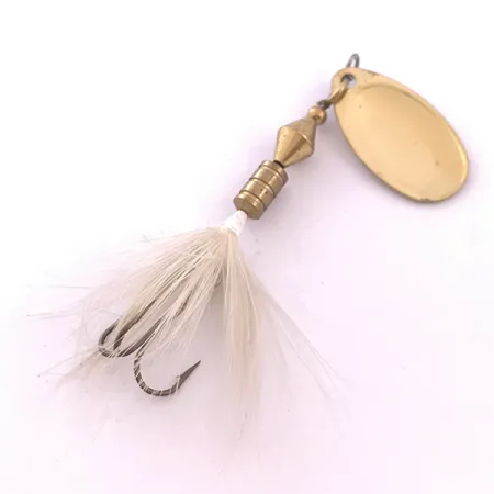 Yakima Bait Sonic Rooster Tail Spinnare, Guld, 4.5g, Fjäderkrok, #4039