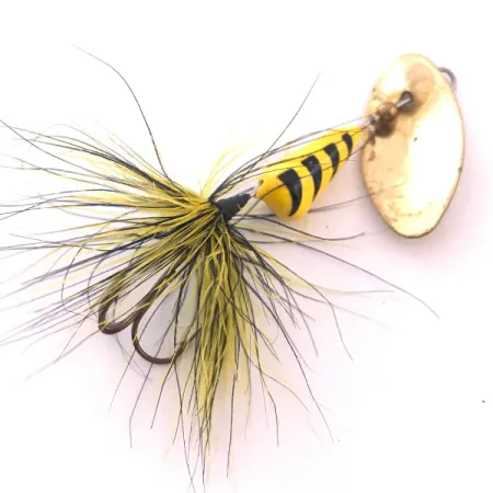 Yakima Bait Vibric Rooster Tail Spinnare, Guld, 7g, Fjäder, #4041