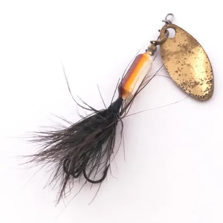 Worden’s Original Rooster Tail Glow Spinnare, Mässing/Glow, 2,6g, #4044